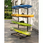 Support de rangement robuste pour kayaks avec roues verrouillables pour kayaks, canoës, planches de surf et planches à pagaie Étagères amovibles