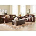 Table basse relevable Signature Design by Ashley Breckington, marron foncé avec coffre de rangement