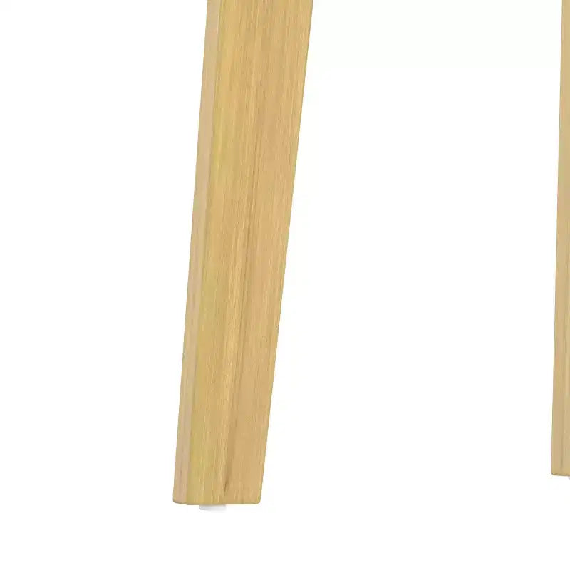 Ensemble de salle à manger en bois rustique pour 4 personnes, table rectangulaire 5 pièces avec chaises rembourrées pour petite cuisine