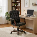 Executive Office Chair with Wingback Design and Swivel for Home Office