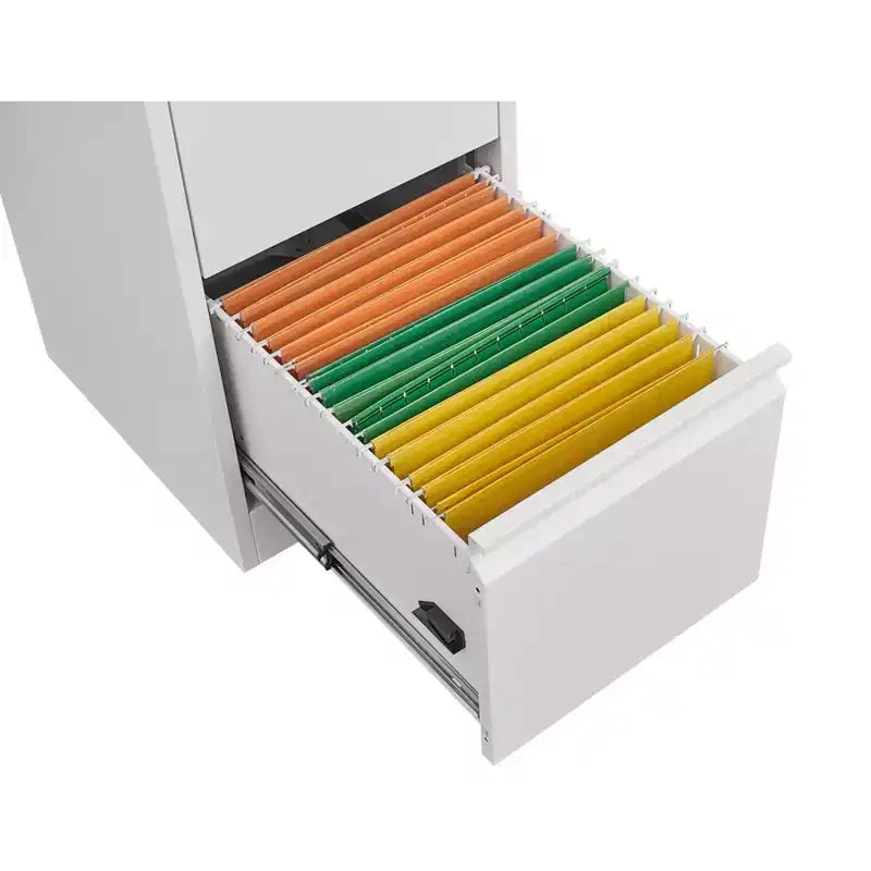 Meuble de classement à 4 tiroirs avec serrure, armoires de classement robustes pour dossiers de format lettre/legal/A4/F4, armoire de rangement en métal autonome pour la maison, le bureau