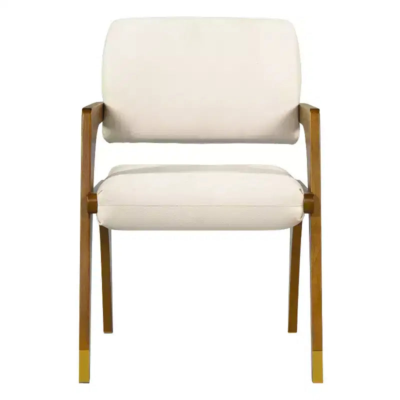 Chaise de salle à manger Christopher Knight Home mi-siècle moderne en bois d'hévéa rembourrée avec dossier