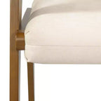 Chaise de salle à manger Christopher Knight Home mi-siècle moderne en bois d'hévéa rembourrée avec dossier