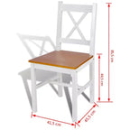 vidaXL Lot de 2 tabourets de bar en rotin PE marron, acier enduit de poudre Standard