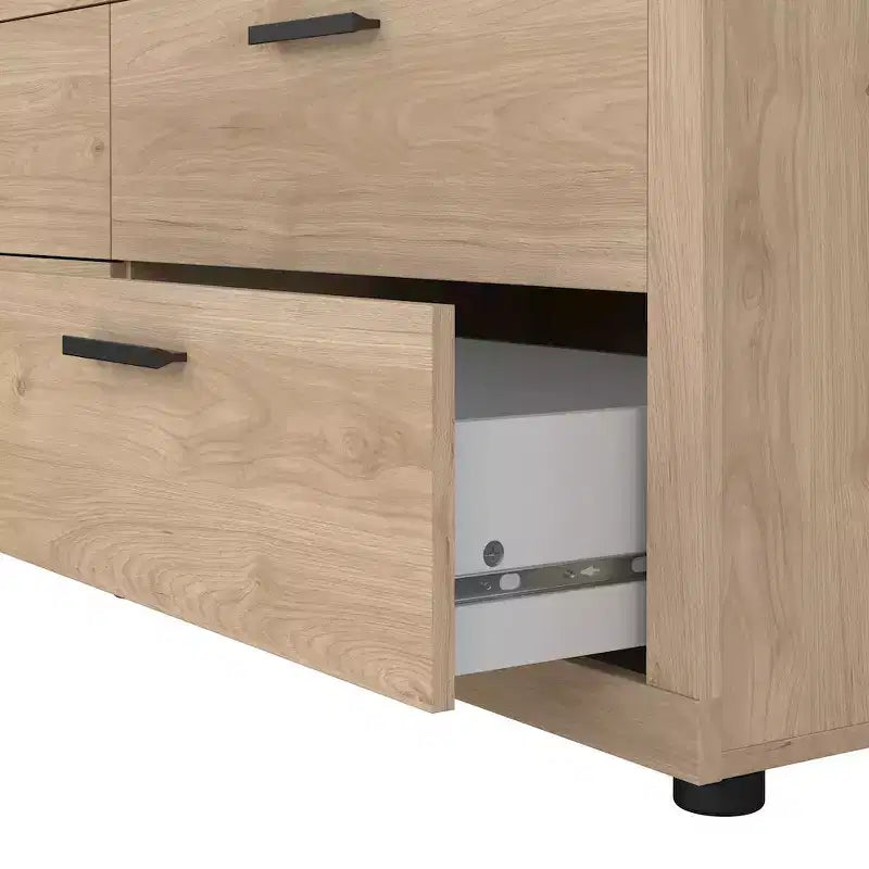 Tvilum, Commode double à 6 tiroirs Mira, Jackson Hickory
