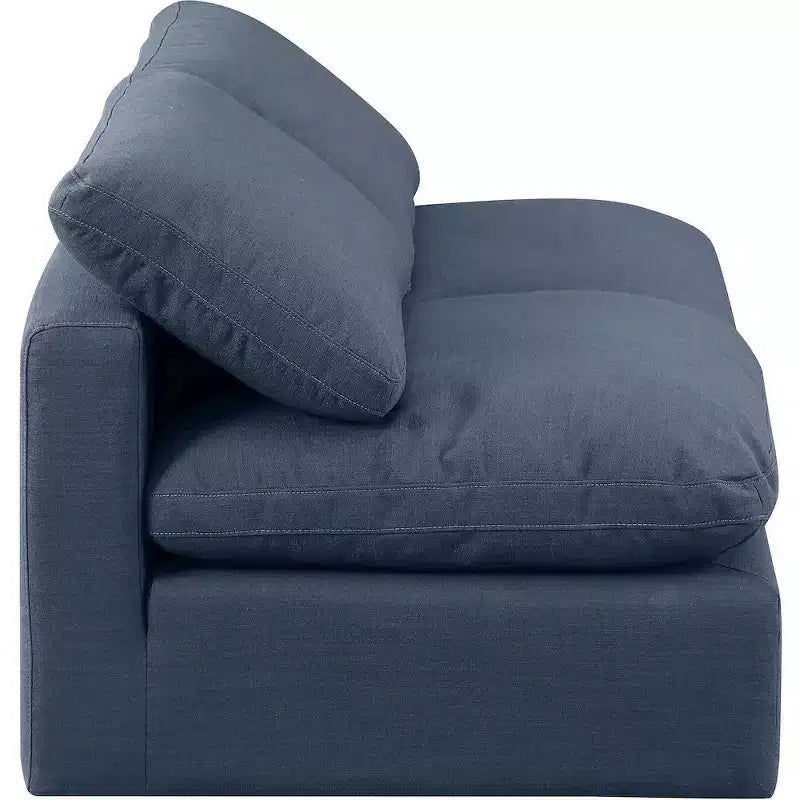 Canapé modulaire en tissu texturé lin Indulge Meridian Furniture