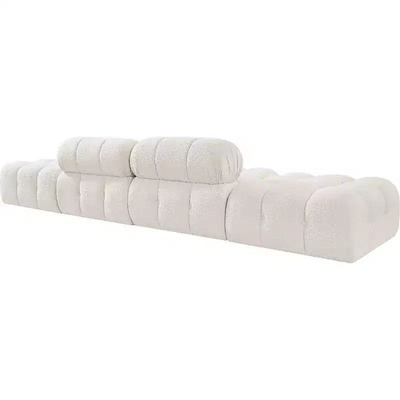 Meridian Furniture Ames Canapé Modulable 4 Pièces Rembourré en Tissu Bouclé 136