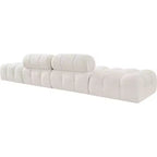 Meridian Furniture Ames Canapé Modulable 4 Pièces Rembourré en Tissu Bouclé 136