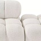 Meridian Furniture Ames Canapé Modulable 4 Pièces Rembourré en Tissu Bouclé 136