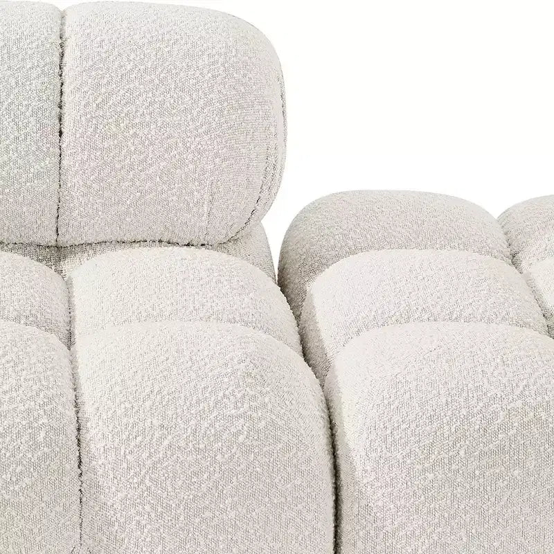 Meridian Furniture Ames Canapé Modulable 4 Pièces Rembourré en Tissu Bouclé 136