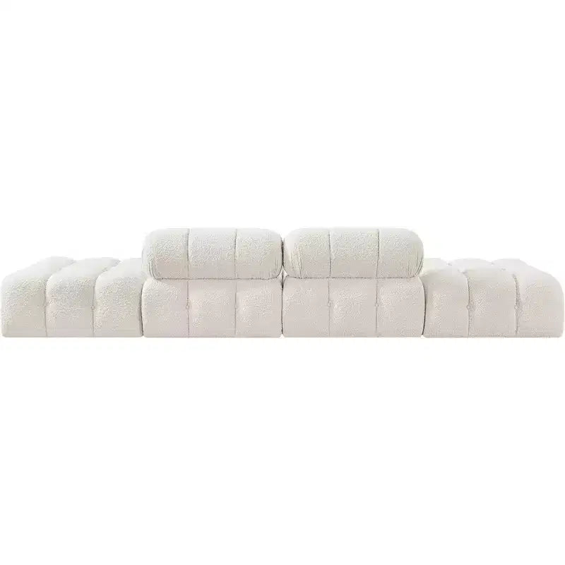 Meridian Furniture Ames Canapé Modulable 4 Pièces Rembourré en Tissu Bouclé 136
