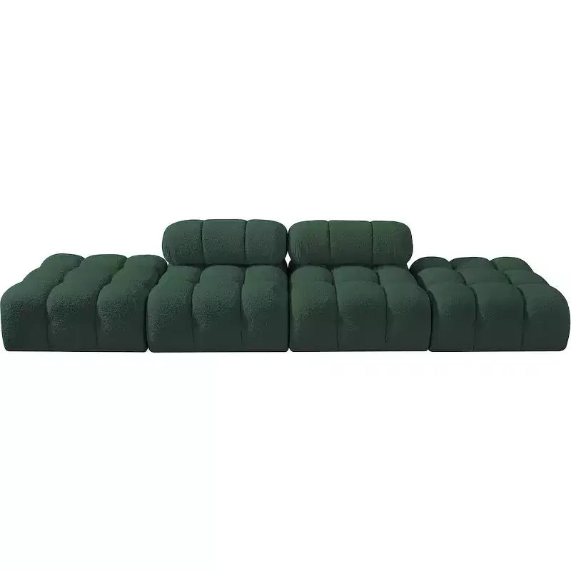 Meridian Furniture Ames Canapé Modulable 4 Pièces Rembourré en Tissu Bouclé 136