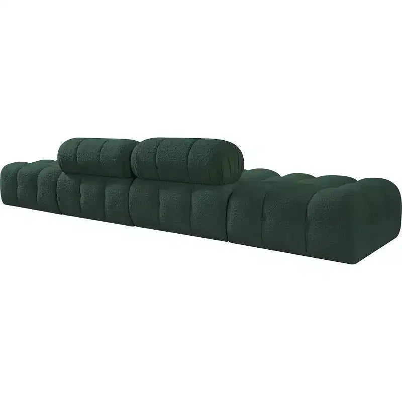 Meridian Furniture Ames Canapé Modulable 4 Pièces Rembourré en Tissu Bouclé 136