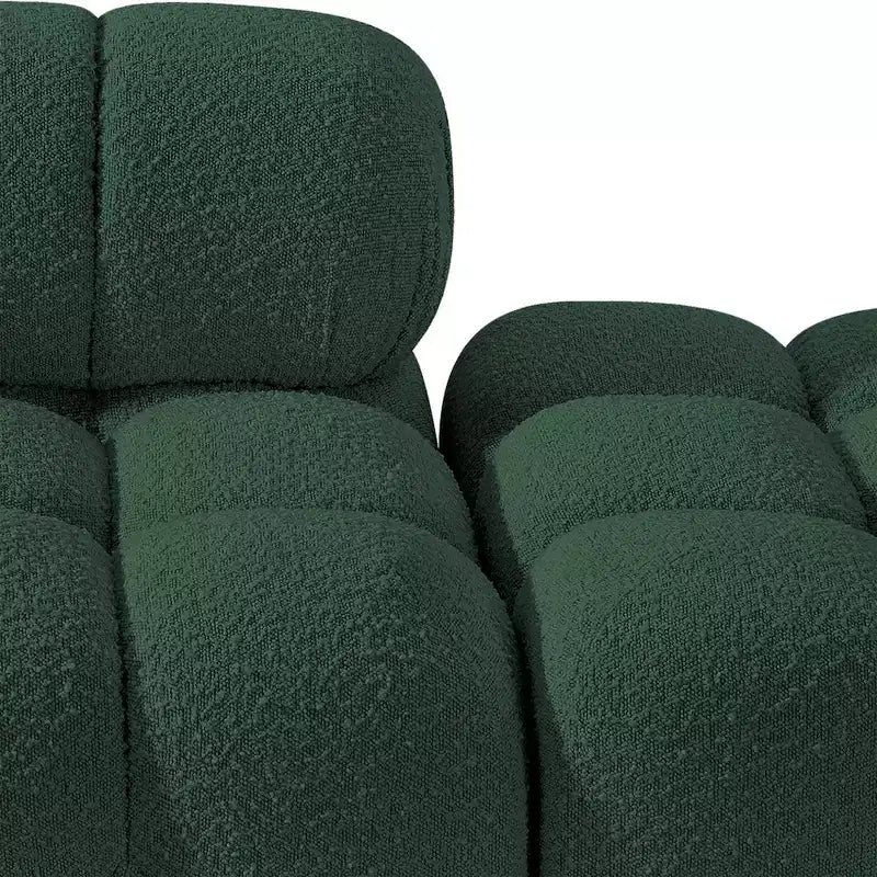 Meridian Furniture Ames Canapé Modulable 4 Pièces Rembourré en Tissu Bouclé 136