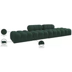 Meridian Furniture Ames Canapé Modulable 4 Pièces Rembourré en Tissu Bouclé 136