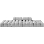 Meridian Furniture Ames Canapé Modulable 4 Pièces Rembourré en Tissu Bouclé 136