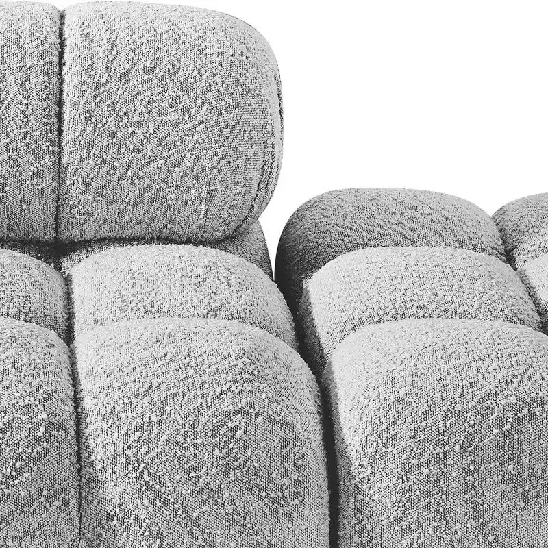 Meridian Furniture Ames Canapé Modulable 4 Pièces Rembourré en Tissu Bouclé 136