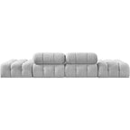 Meridian Furniture Ames Canapé Modulable 4 Pièces Rembourré en Tissu Bouclé 136