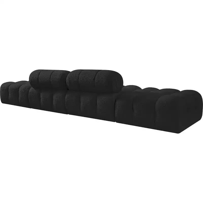 Meridian Furniture Ames Canapé Modulable 4 Pièces Rembourré en Tissu Bouclé 136