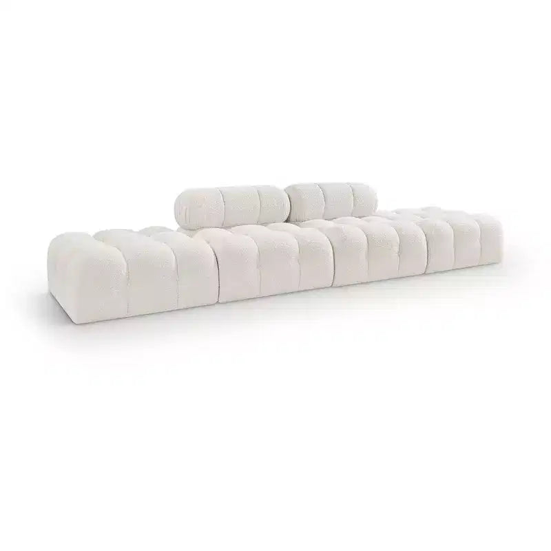 Meridian Furniture Ames Canapé Modulable 4 Pièces Rembourré en Tissu Bouclé 136