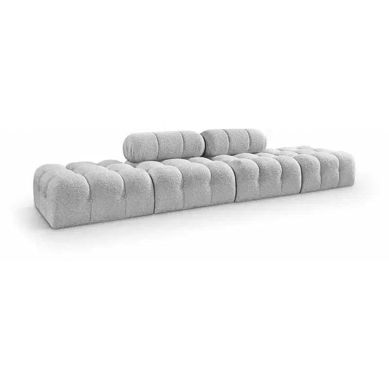 Meridian Furniture Ames Canapé Modulable 4 Pièces Rembourré en Tissu Bouclé 136