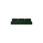 Canapé modulable en tissu bouclé vert Ames de Meridian Furniture