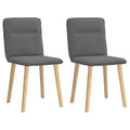 vidaXL Dining Chair Set of 4 Dark Gray