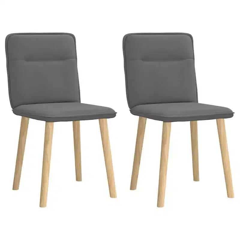 vidaXL Dining Chair Set of 4 Dark Gray