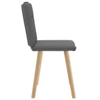 vidaXL Lot de 4 Chaises de Salle à Manger Gris Foncé