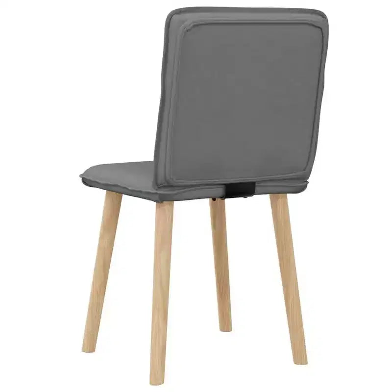 vidaXL Lot de 4 Chaises de Salle à Manger Gris Foncé