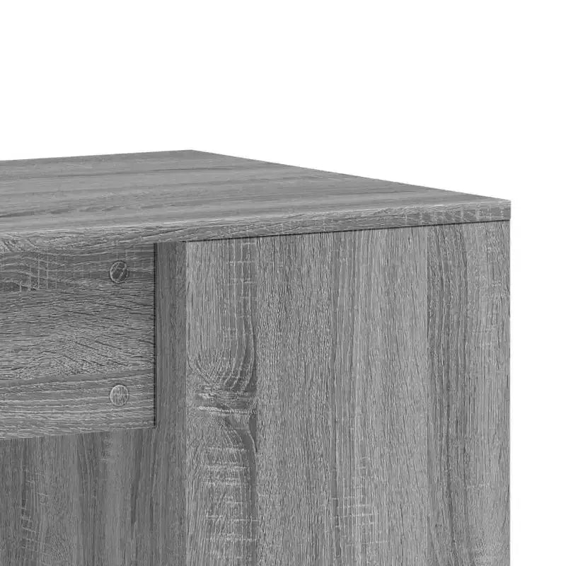 vidaXL Bureau blanc en bois d'ingénierie Bureau de taille moyenne rectangulaire moderne