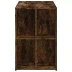 vidaXL Bureau blanc en bois d'ingénierie Bureau de taille moyenne rectangulaire moderne