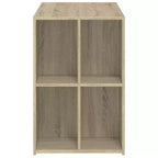 vidaXL Bureau blanc en bois d'ingénierie Bureau de taille moyenne rectangulaire moderne