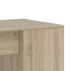 vidaXL Bureau blanc en bois d'ingénierie Bureau de taille moyenne rectangulaire moderne