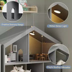Étagère à livres et meuble de rangement pour jouets à 2 niveaux pour enfants, bibliothèque en bois, étagère à livres pour chambres d'enfants, présentoir de livres pour enfants pour chambre à coucher ou salle de classe