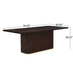 Christopher Knight Home Lindiwe – Ensemble de salle à manger moderne 7 pièces en bois d'hévéa avec table rectangulaire et revêtement en lin