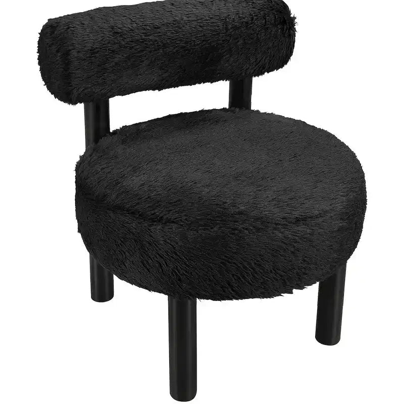 Chaise Ambre en Tissu Shearing Végan de Meridian Furniture