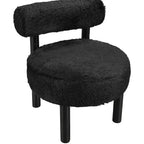 Chaise Ambre en Tissu Shearing Végan de Meridian Furniture