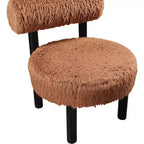 Chaise Ambre en Tissu Shearing Végan de Meridian Furniture