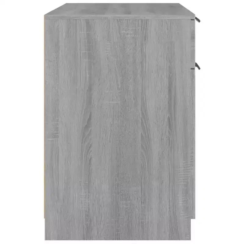vidaXL Bureau gris sonoma Bois d'ingénierie 100 x 50 x 75 cm Bureau