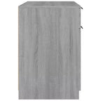 vidaXL Bureau gris sonoma Bois d'ingénierie 100 x 50 x 75 cm Bureau