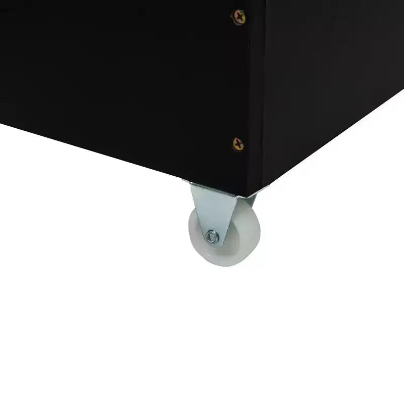 Lit plateforme moderne Luxystar Queen en velours rembourré avec 2 tiroirs et lit gigogne,