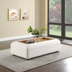 Meridian Furniture Table Basse Diana Crème
