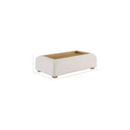Meridian Furniture Table Basse Diana Crème