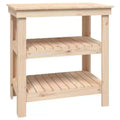 vidaXL Work Bench 30.9x19.7x31.5 Solid Wood Pine