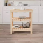 vidaXL Établi 30,9x19,7x31,5 Bois de pin massif