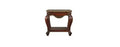 HomeRoots 24 Oak Solid Wood Square End Table With Shelf