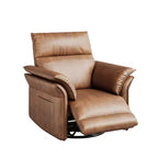 Fauteuil inclinable LinTimes Power Swivel Glider  Fauteuil inclinable individuel moderne, pivotant à 270°, accoudoirs incurvés à double couche, pour salon