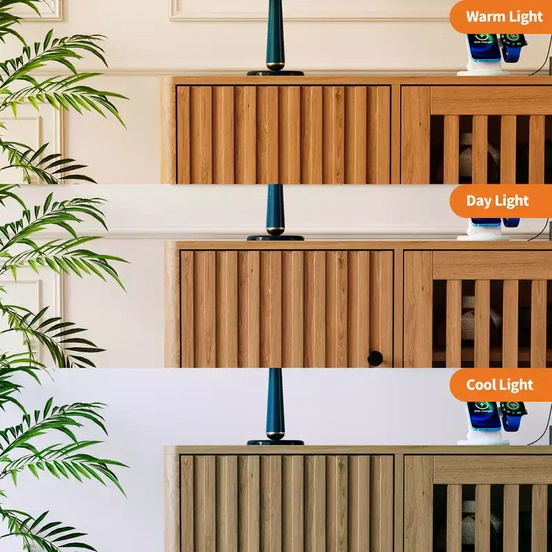 Meuble TV Meuble de Divertissement avec Prises de Courant, Meubles de Rangement à 4 Portes, Table Console Média 62,9" pour Téléviseurs de 43 à 70 Pouces, Étagères Réglables