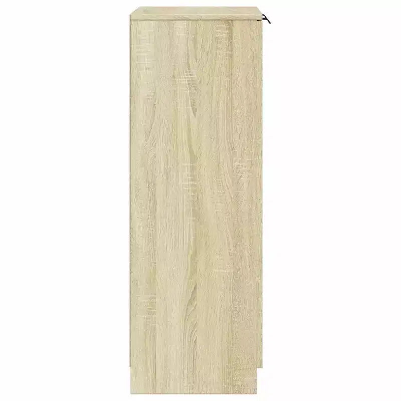 vidaXL Meuble à chaussures Chêne Sonoma Bois d'ingénierie Meuble à chaussures moyen